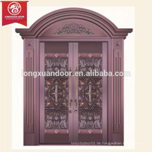 Kommerzielle oder Wohn-Bronze-Tür, zweiflügelige Kupfer-Tür